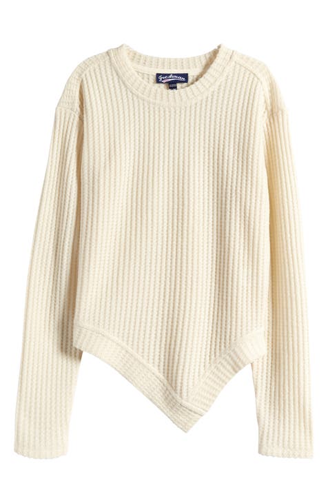 Baby Girl Boy Crewneck Sweatshirts Oversized Knit Sweater Shirts