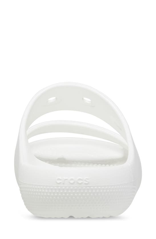 Shop Crocs Classic V2 Water Resistant Sandal In White