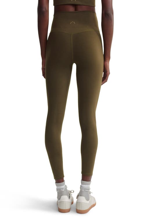 Varley Shape High Leggings 25" In Frfe In Dark Olive