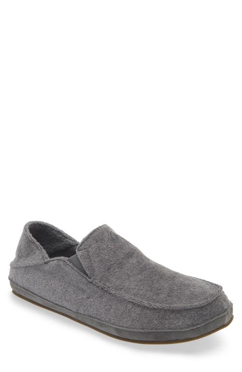 Shop Olukai Moloa Hulu Slip-on In Rock/rock