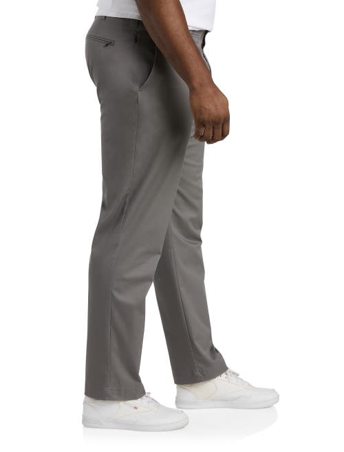 Shop Oak Hill By Dxl Oak Hill Straight-fit Tech Pants In Gargoyle Grey