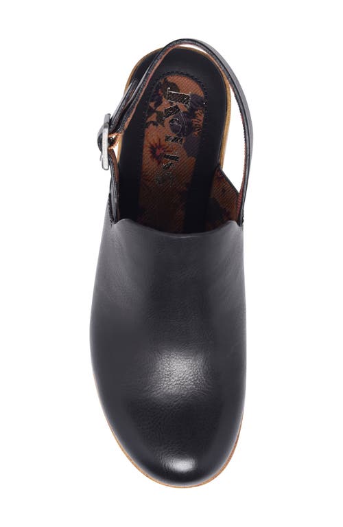 Korks Soho Slingback Clog In Black