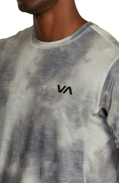 Shop Rvca Sport Vent Logo Graphic T-shirt In Chalk Wash