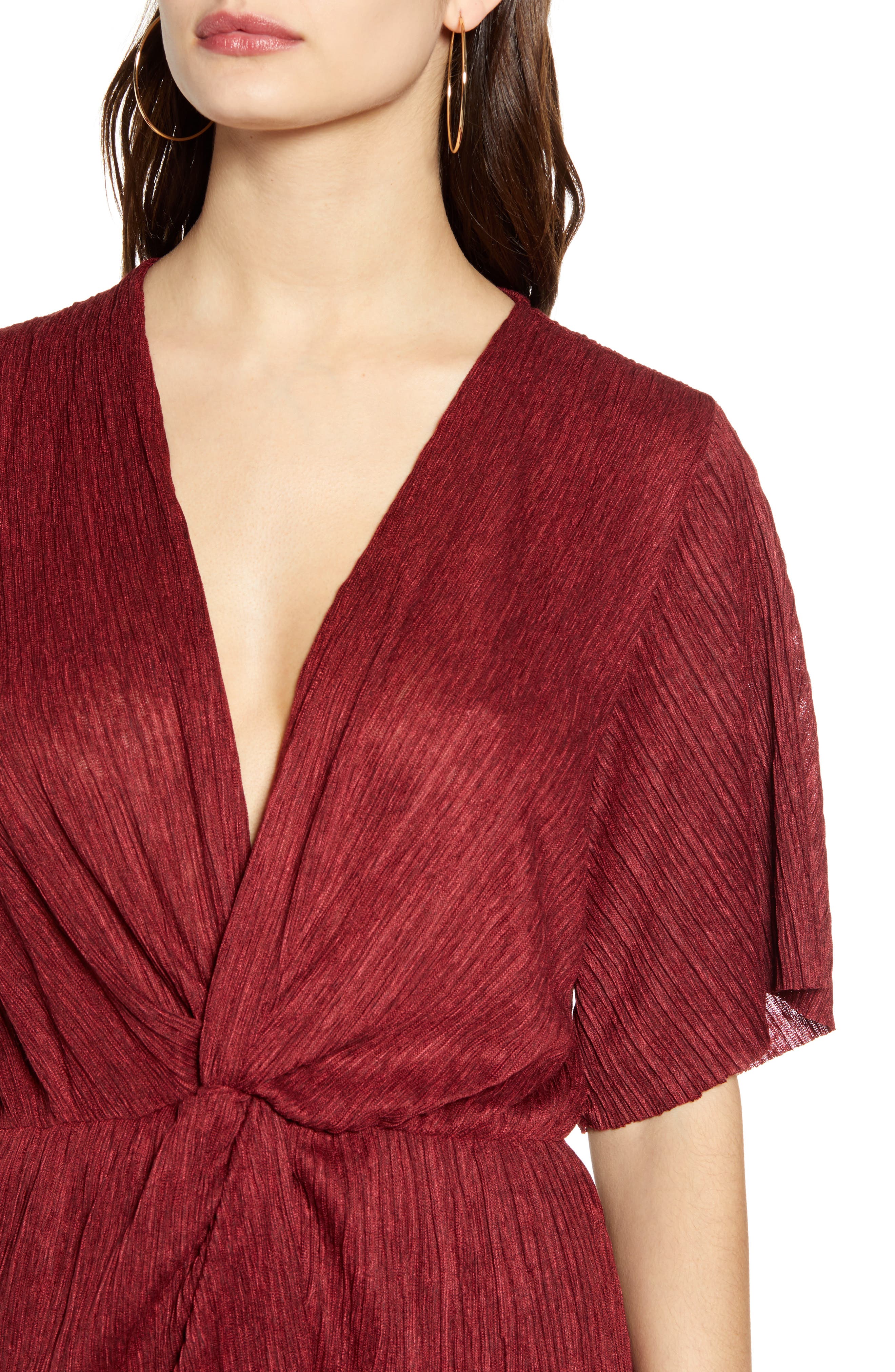 nordstrom dolman plisse midi dress