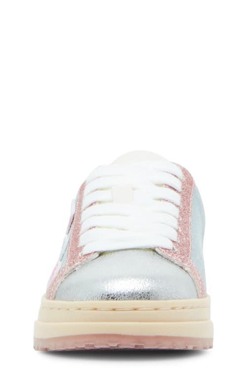 Shop Steve Madden Jhope Patches Denim Sneaker In Denim Multi