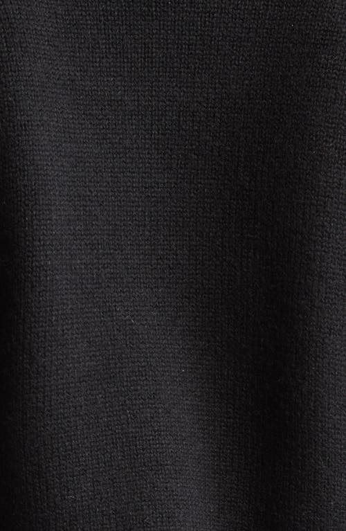 Shop Alexander Mcqueen Chevron Corset Detail Wool & Cashmere Sweater In Black