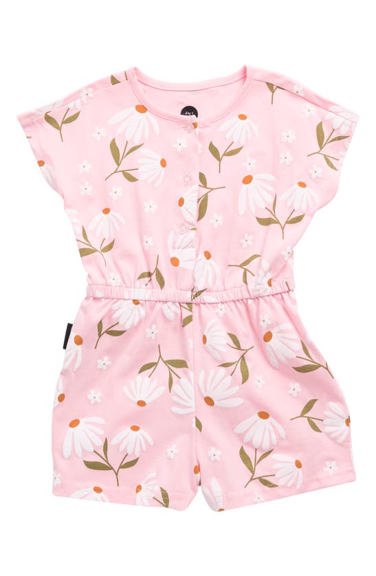 Dot Australia Kids' Floral Romper In Pink