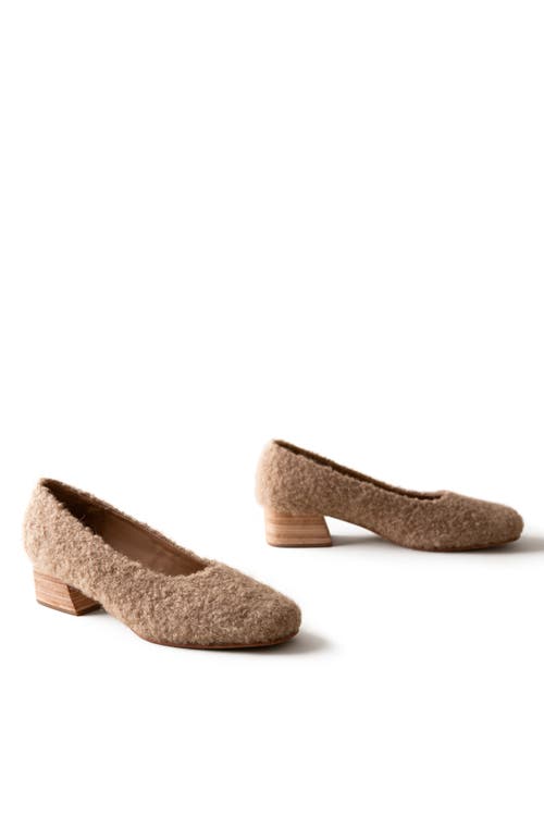 Shop Huma Blanco Luisa Pump In Oatmeal Alpaca