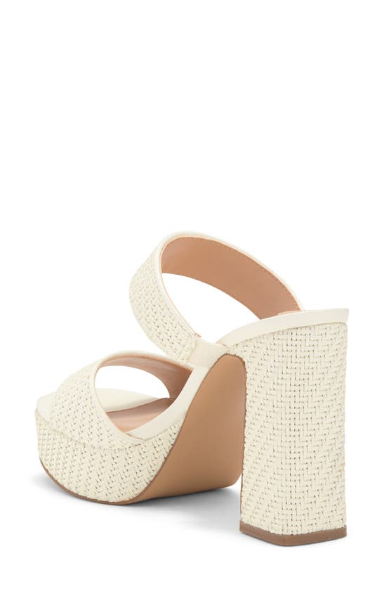 Steve Madden Stance Platform Slide Sandal In White