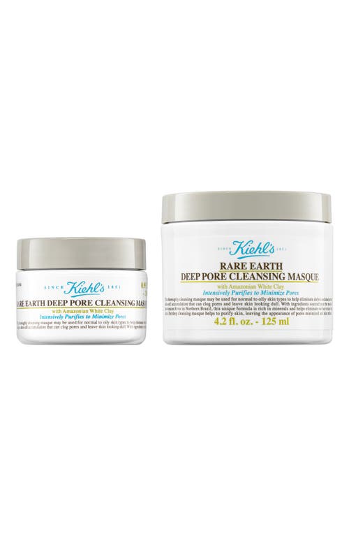 Kiehl's Since 1851 Rare Earth Deep Pore Cleansing Mask Set $60 Value