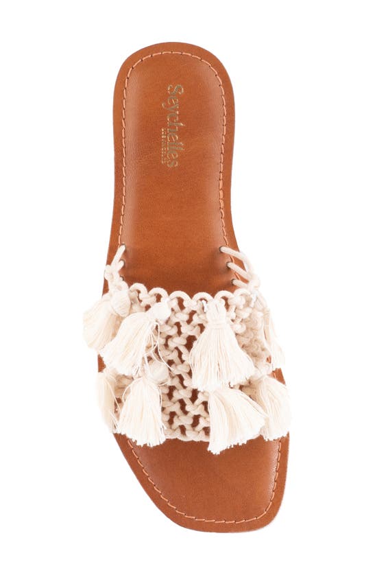 Shop Seychelles Camellia Slide Sandal In Natural