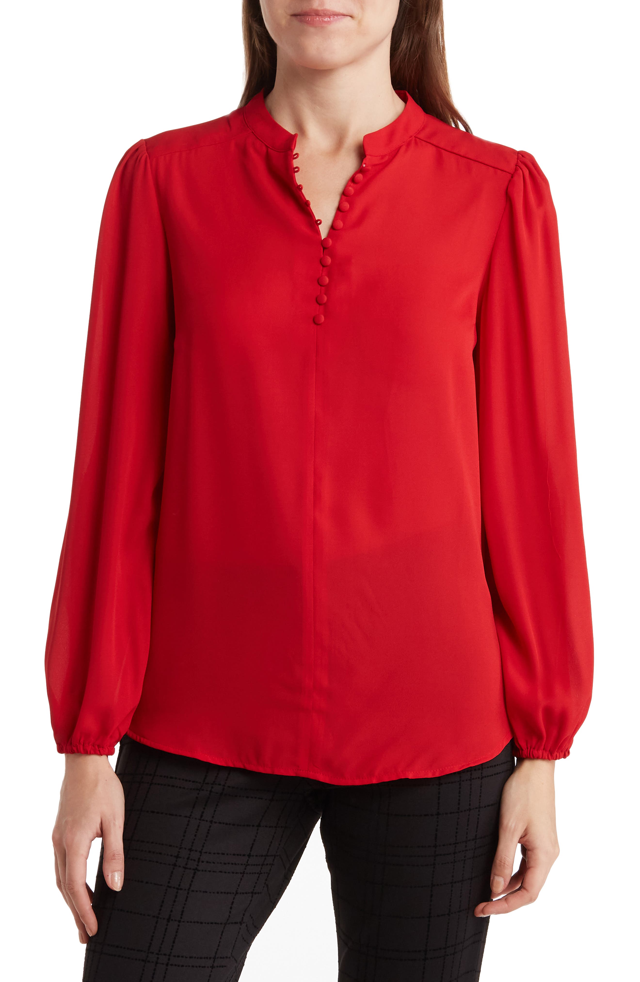 next womens red blouses