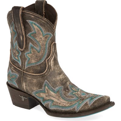 Lane Boots Saratoga Western Boot- Brown