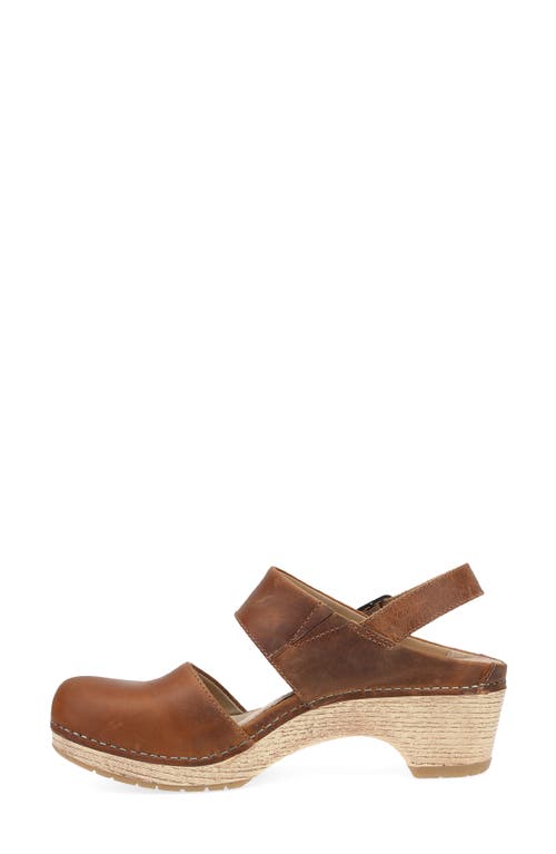 Dansko Lucia Slingback Platform Pump In Tan