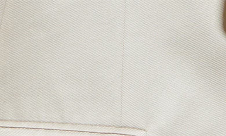 Bode Shawl Collar Silk Twill Tuxedo Jacket In Ecru