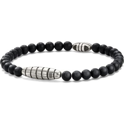 David Yurman Southwest Bead Bracelet In Black Onyx