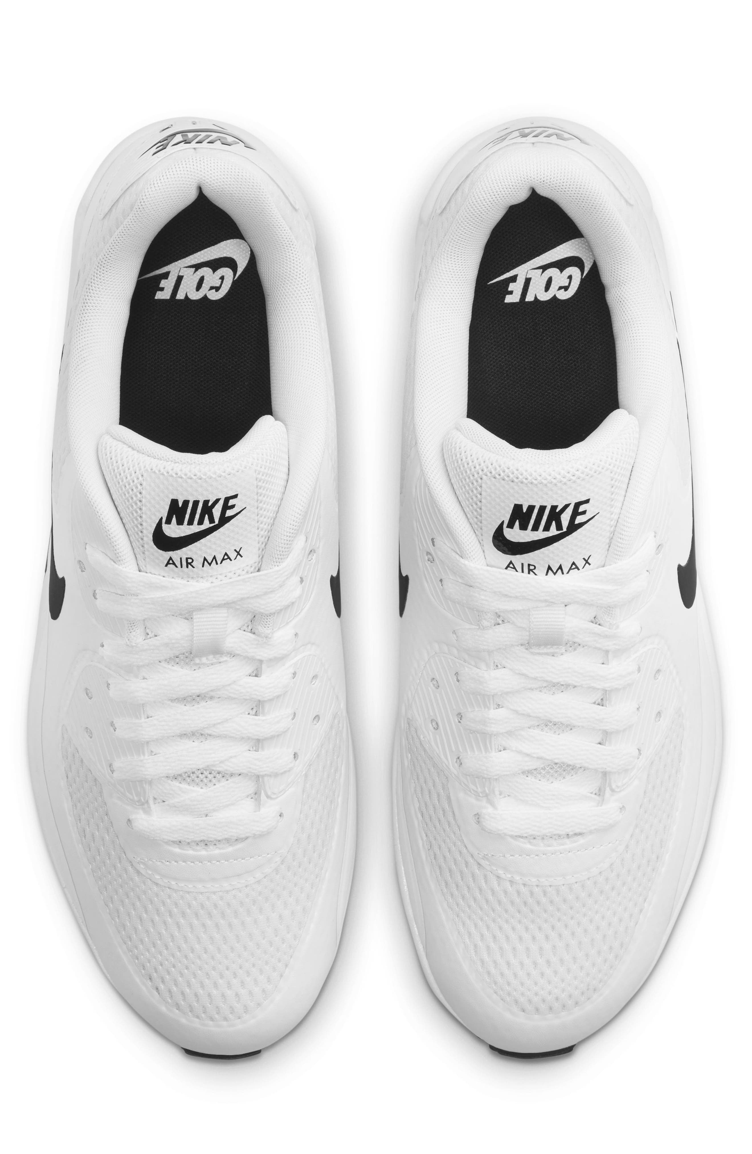 nike white air max golf shoes