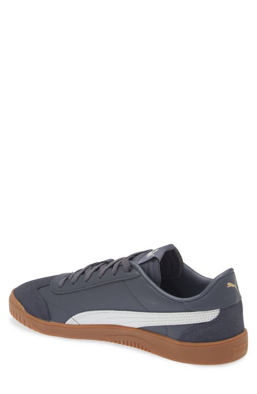 Puma Club 5v5 Sneaker In Galactic Gray-fther Gray-gold
