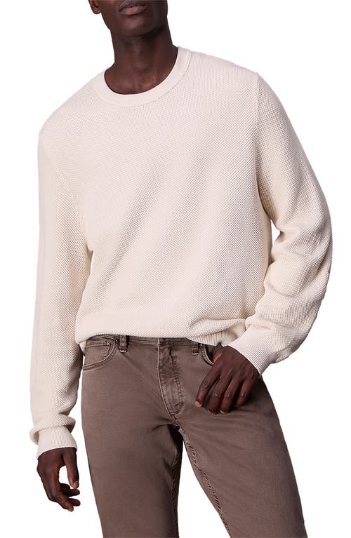 Shop Rag & Bone Dexter Washed Crewneck Sweater In Ivory