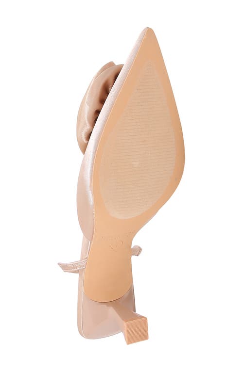 BERNESS BERNESS CAMELLIA FLOWER SLINGBACK PUMP