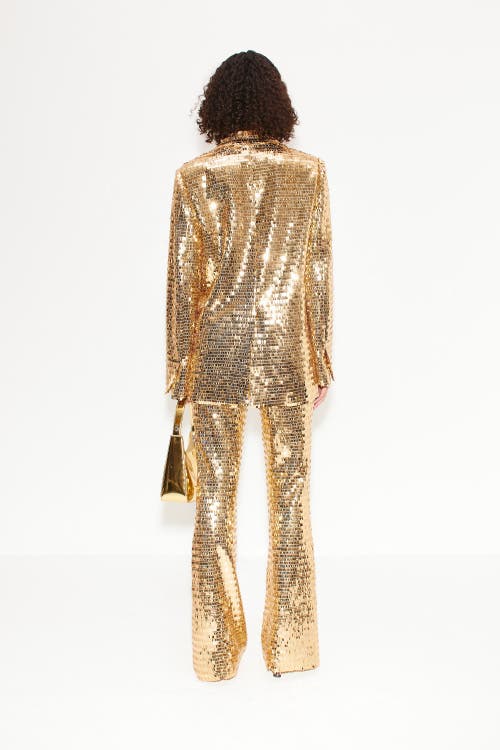 Shop Simonmiller Sequin Robo Pant In Star Gold