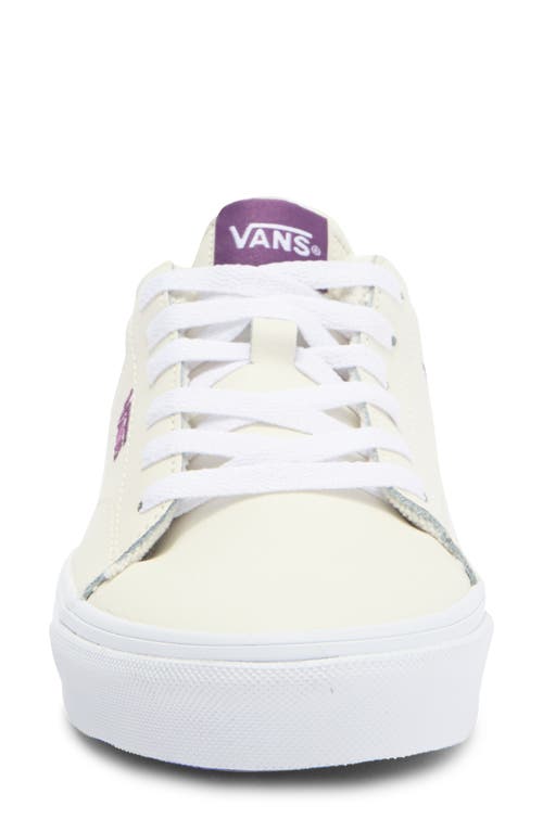 Vans Seldan Sneaker In Leather Retro Pop Grape Jam