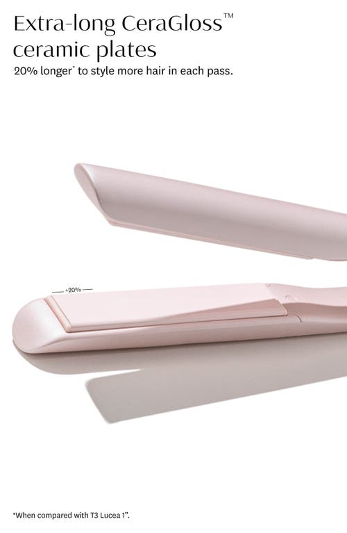 T3 Singlepass Smooth X Professional Flat Iron With Extra-long Plates In Satin Blush