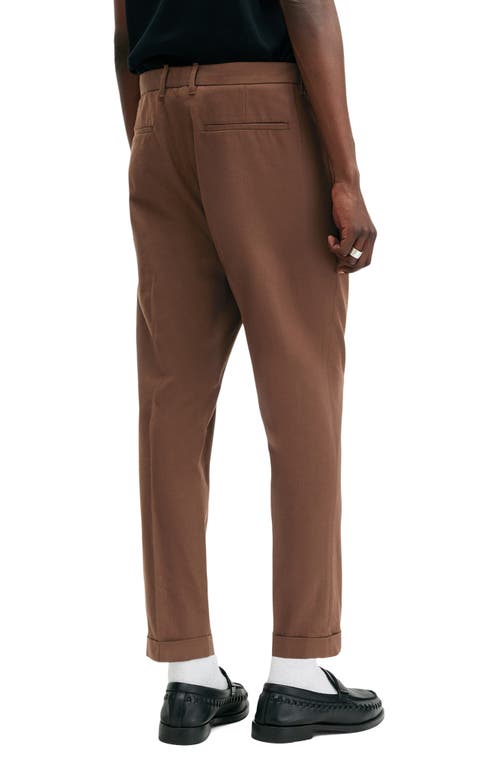 Shop Allsaints Tallis Cotton & Wool Pants In Blunt Brown