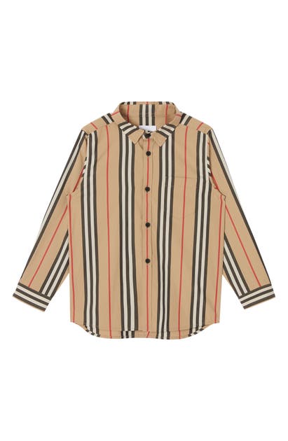 BURBERRY FREDRICK ICON STRIPE SHIRT,8022076
