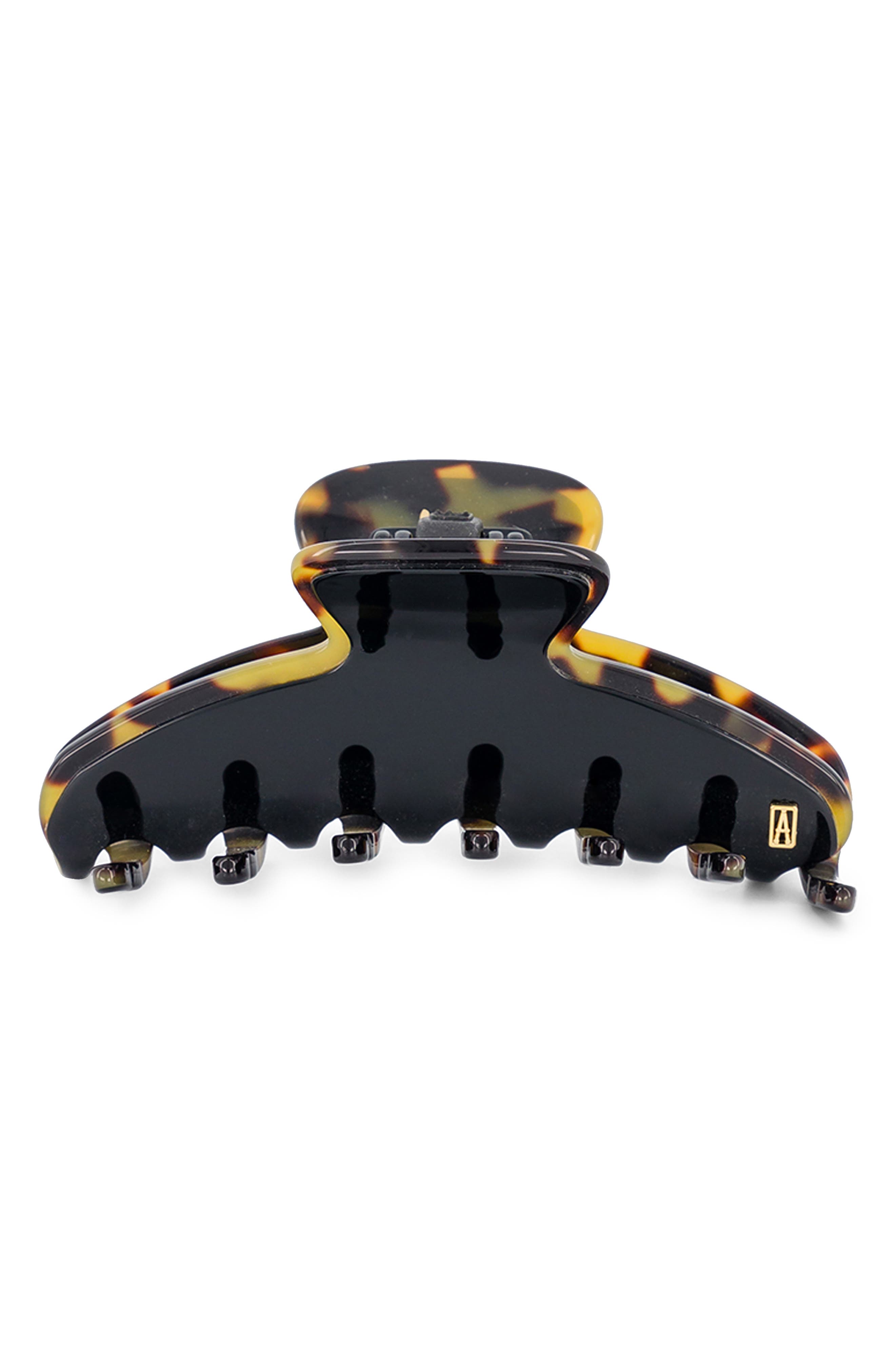 Alexandre de Paris Claw Clip in Black And Tortoise 