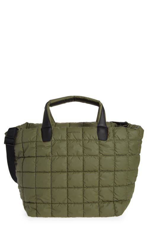 Porter Water Repellent Quilted Weekend Bag in Moss