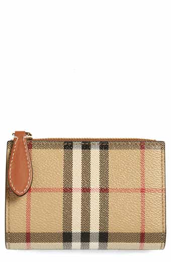 Burberry Somerset Check Coated Canvas & Leather Card Case - ShopStyle