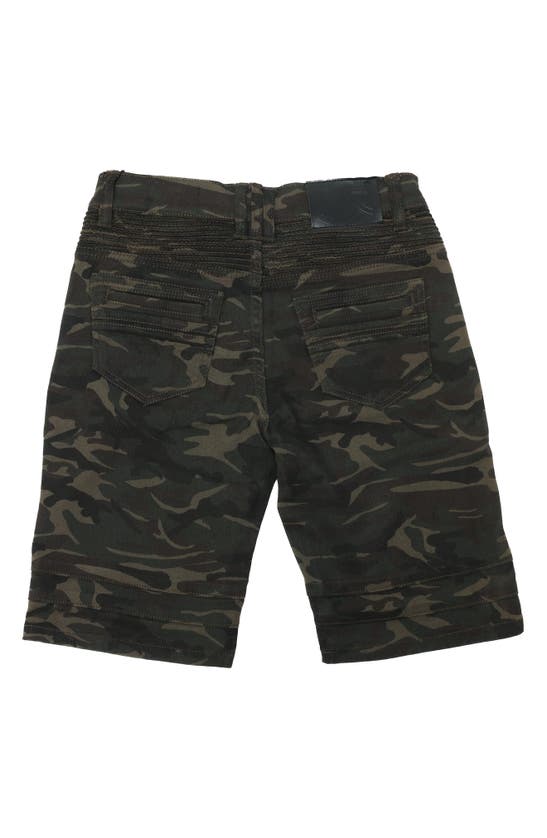 Shop X-ray Xray Kids' Denim Shorts (big Kid)<br /> In Olive Camo
