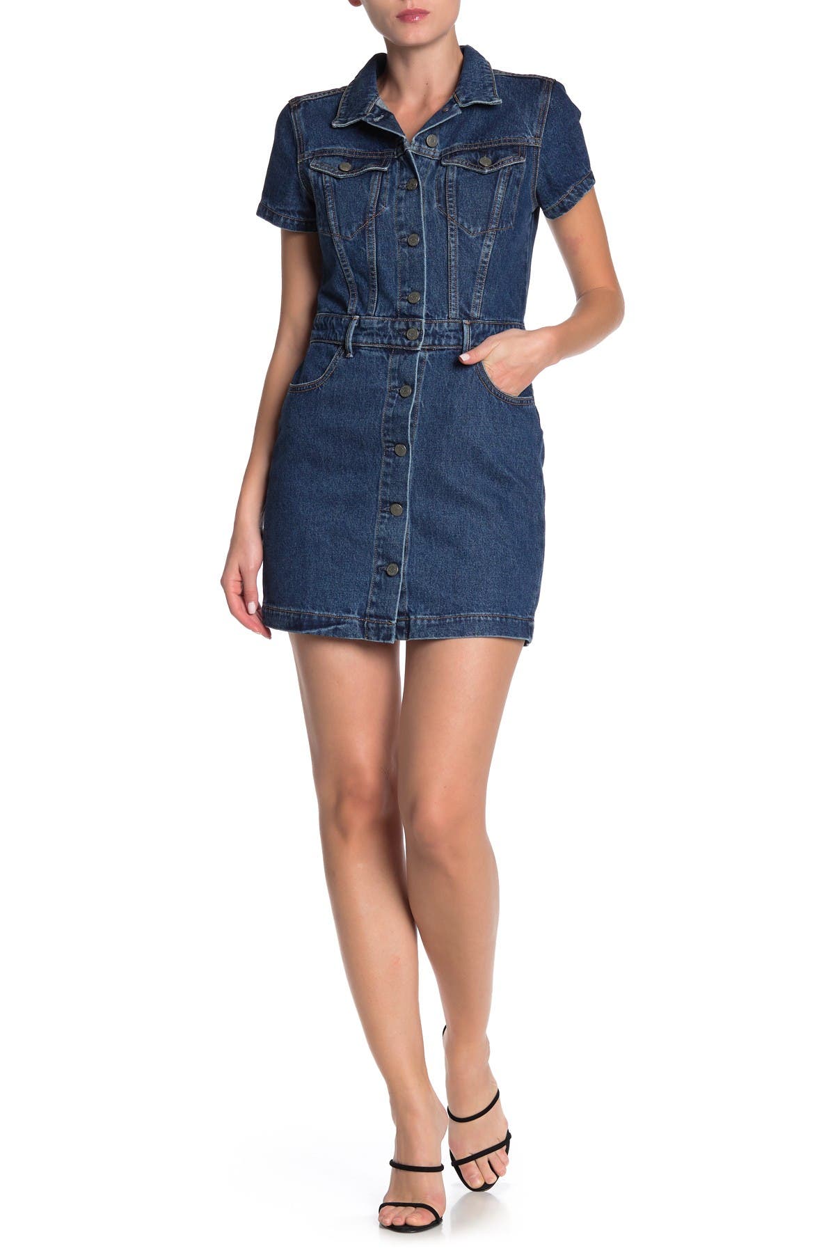 nordstrom rack denim dress