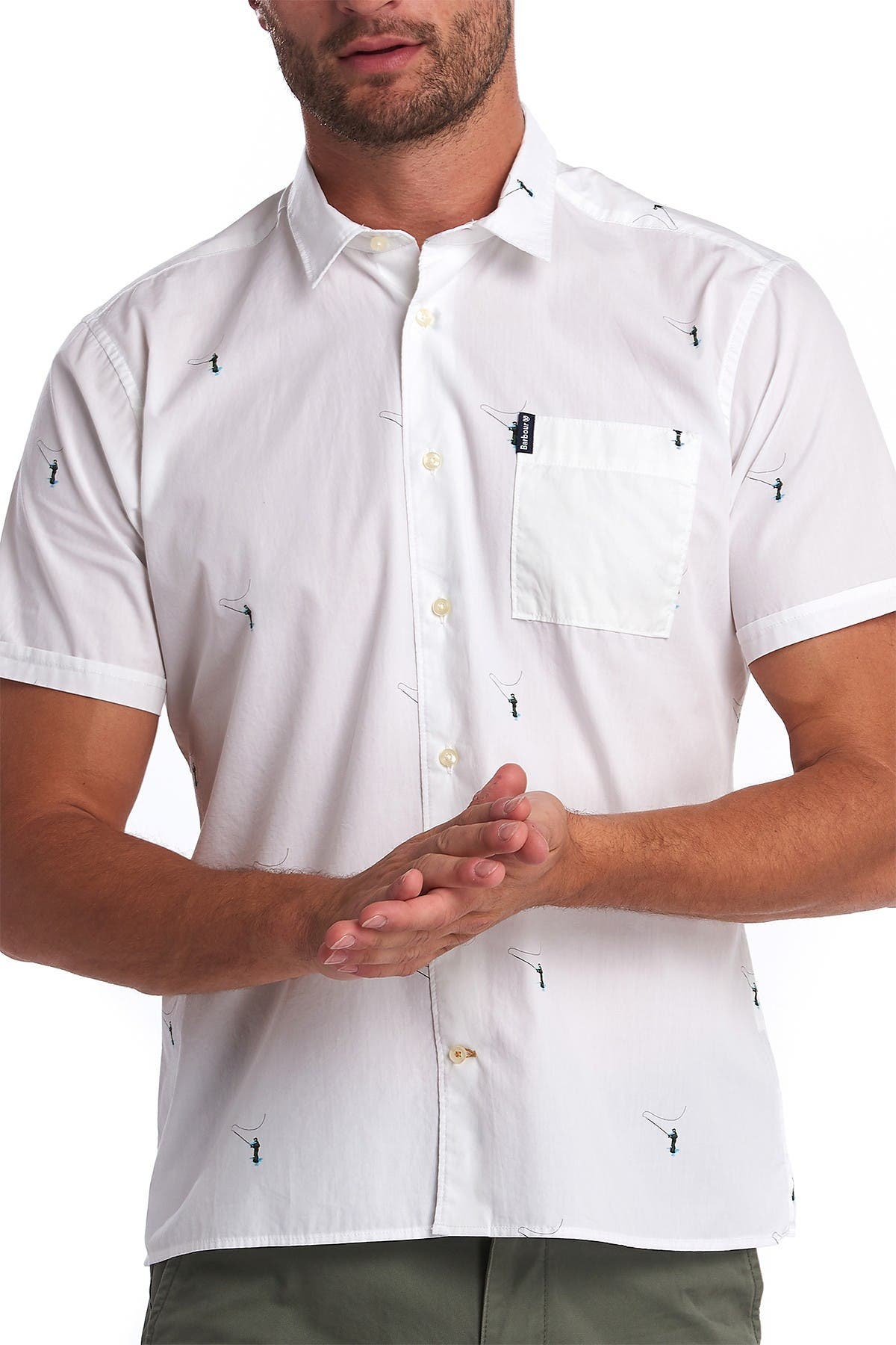 barbour shirt short sleeve