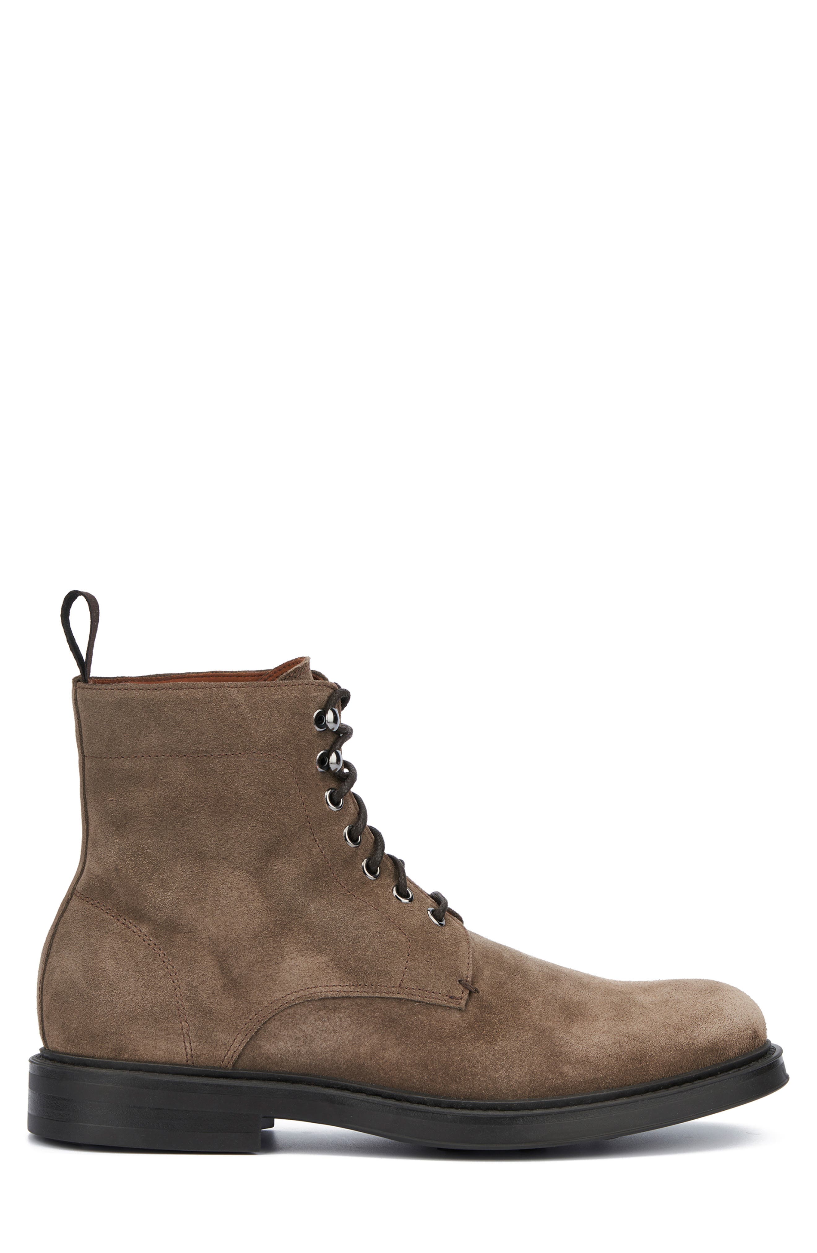 Aquatalia Bernardo Water Repellent Combat Boot in Flint Smart Closet