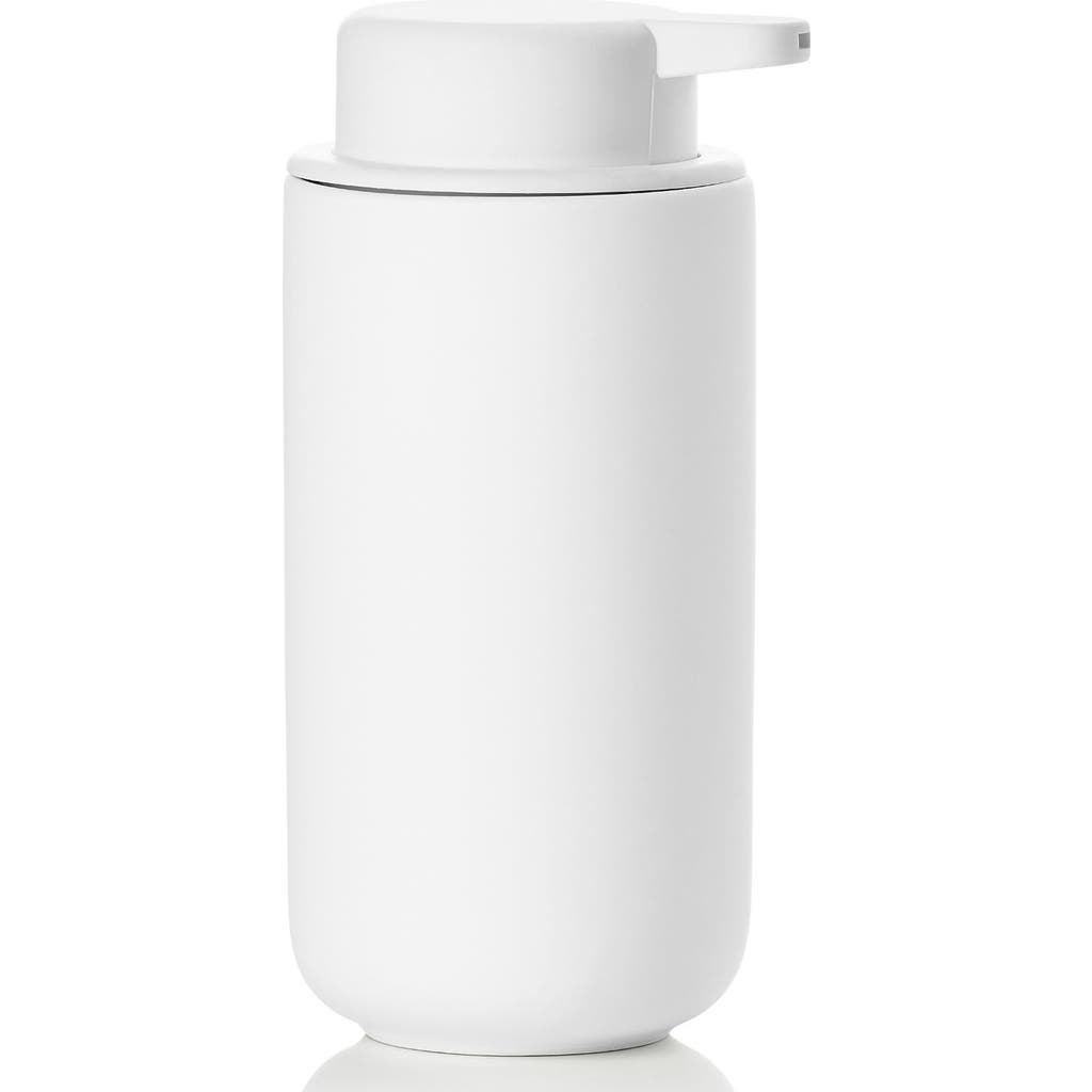 Zone Denmark Ume Stoneware Soap Dispenser In White