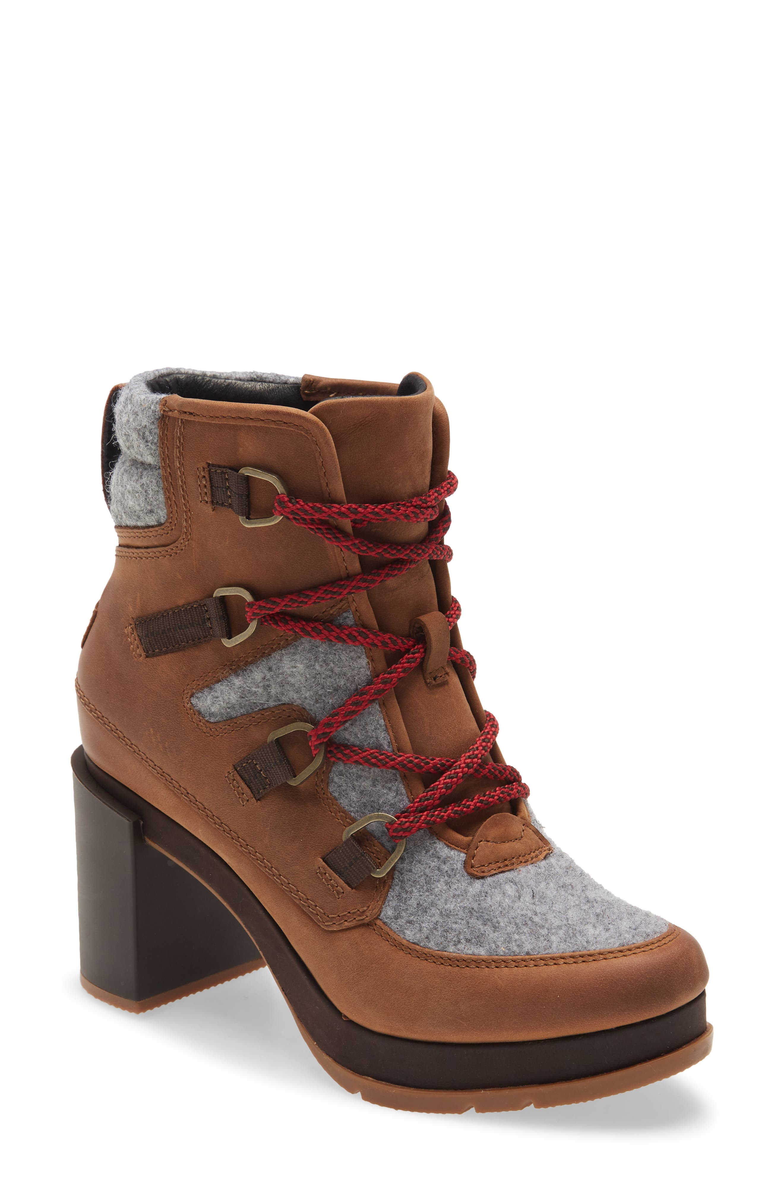 Sorel Blake Waterproof Lace-up Boot In Velvet Tan Leather