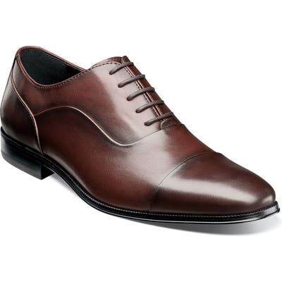 Florsheim Jetson Cap Toe Oxford, EEE - Brown