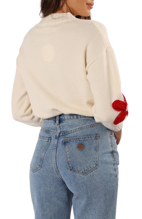 Petal And Pup Petal & Pup Raelynn Embroidered Flower Sweater In Multi