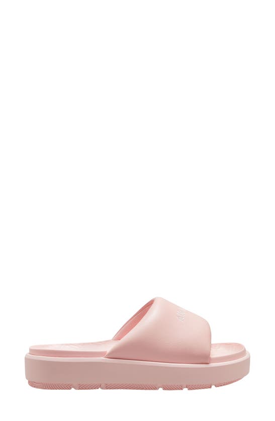 Shop Jordan Sophia Slide Sandal In Legend Pink/ White/ Brown