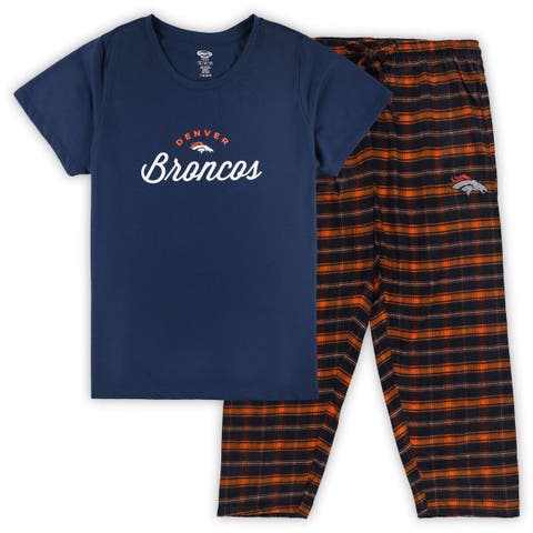 Women's Concepts Sport Black/Orange Cincinnati Bengals Arctic T-Shirt & Flannel  Pants Sleep Set