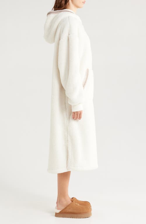 Ugg(r) Long Fleece Hoodie In Cream