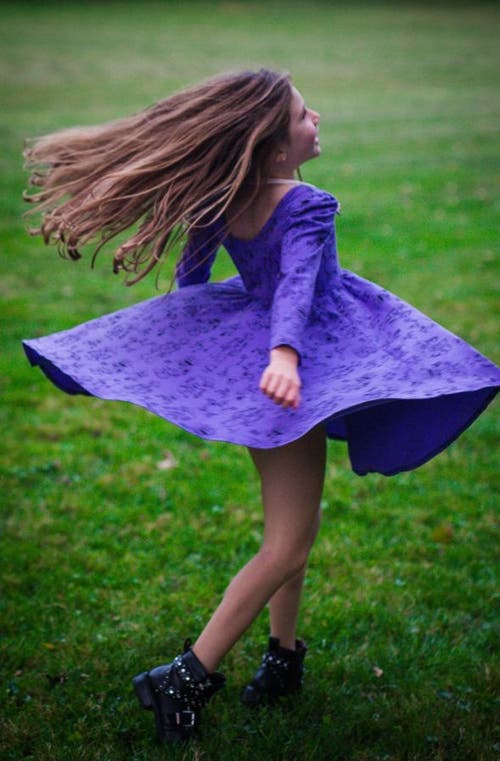 WORTHY THREADS WORTHY THREADS PRINTED TWIRLY DRESS