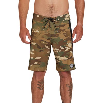 Volcom Stone Alliance Mod 20 Board Shorts, Green