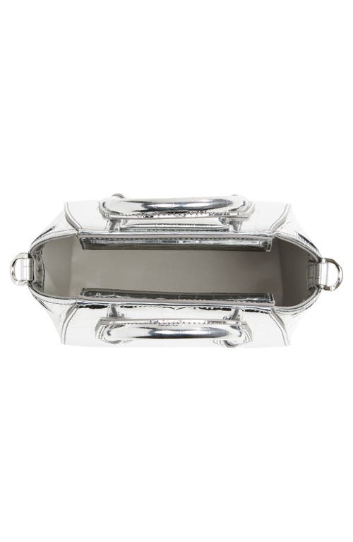 Givenchy Toy Antigona Leather Satchel In Light Silvery