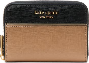Kate Spade Flap Leather Chain Crossbody Bag Cafe Mocha Multi