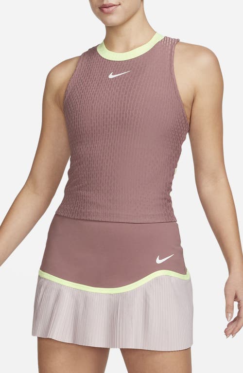 Nike Court Slam Dri-fit Tennis Tank Top In Brown