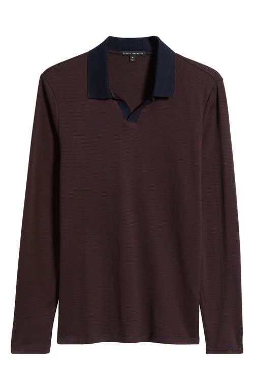 ROBERT BARAKETT ROBERT BARAKETT HEREFORD LONG SLEEVE POLO 