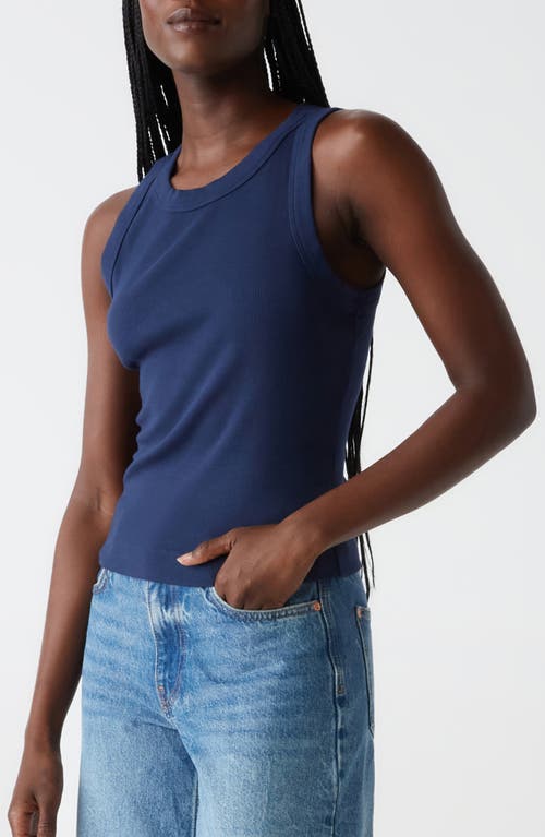 Michael Stars Gina Tank Top In Nocturnal